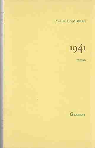 Couverture d'un livre de Marc Lambron