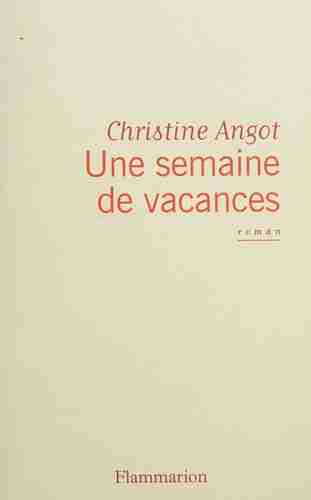 Couverture d'un livre de Christine Angot