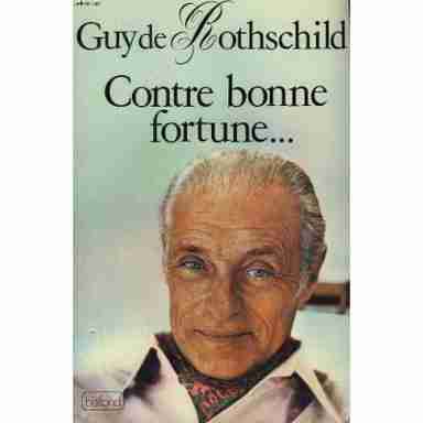 Couverture d'un livre de Guy de Rothschild
