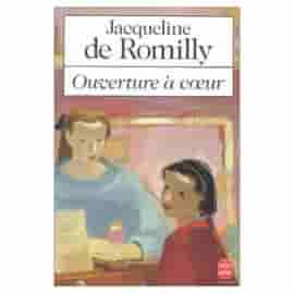 Couverture d'un livre de Jacqueline de Romilly