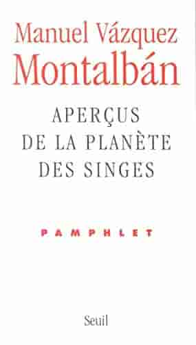 Couverture d'un livre de Manuel Vázquez Montalbán