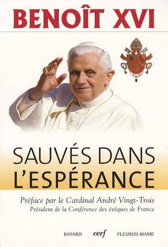 Couverture du livre Sauvés dans l'espérance de pape Benoît XVI