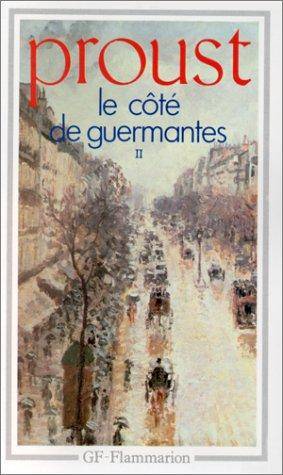 Couverture du livre Le côté de Guermantes de Marcel Proust