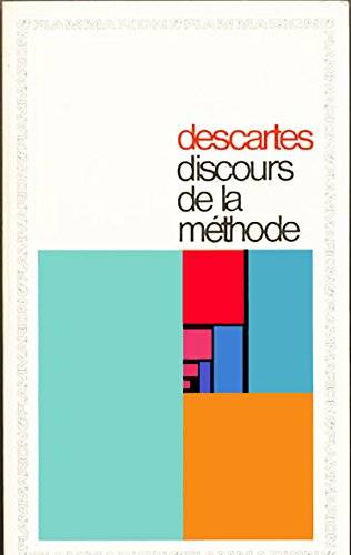 Couverture du livre Discours de la méthode de René Descartes