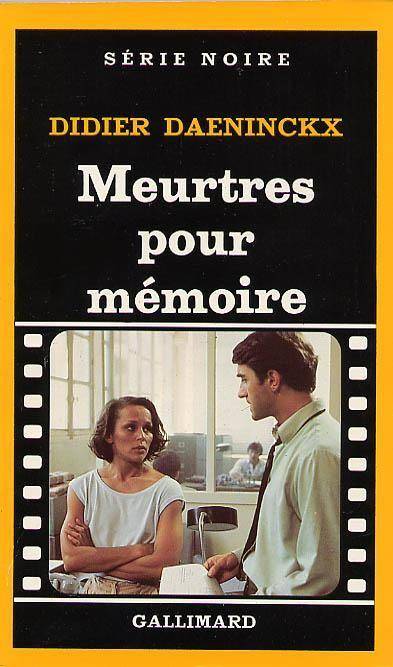 Couverture du livre Meurtres pour mémoire de Didier Daeninckx