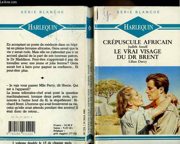 Couverture du livre Crépuscule africain de Judith Ansell