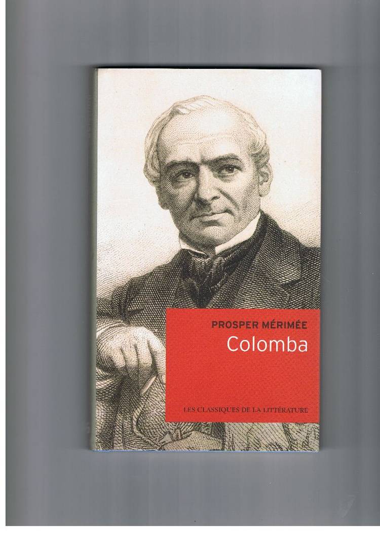 Couverture du livre Colomba de Merimée, Prosper