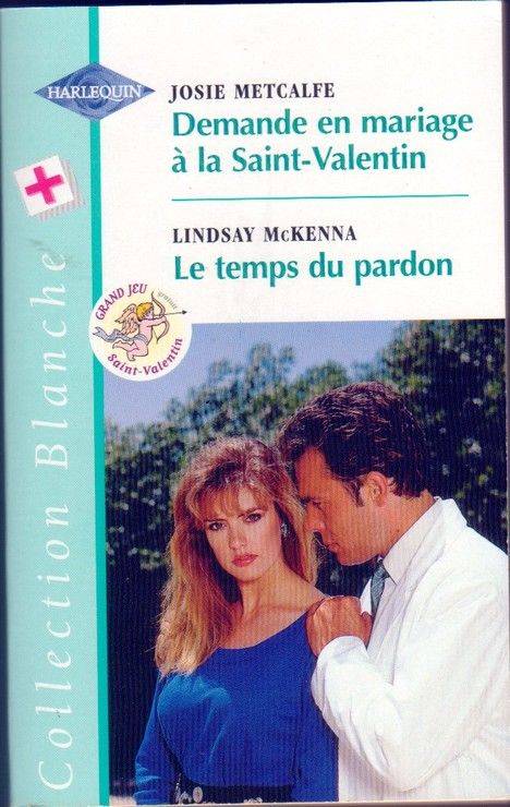 Couverture du livre Demande en mariage à la Saint-Valentin de Josie Metcalfe