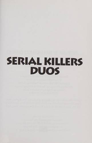 Couverture du livre Serial killers duos de Paul Roland