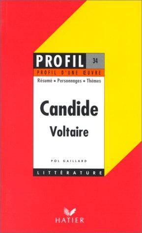 Couverture du livre "Candide" (1759), Voltaire de Pol Gaillard