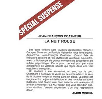 Couverture du livre La nuit rouge de Jean-François Coatmeur