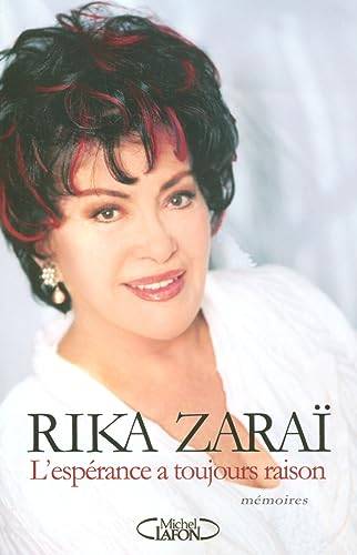 Couverture du livre L'espérance a toujours raison de Rika Zaraï