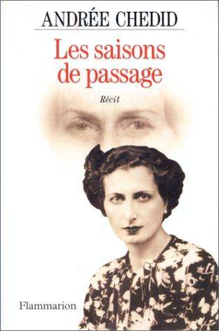 Couverture du livre Les saisons de passage de Andrée Chedid