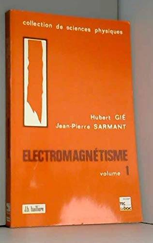 Couverture du livre Electromagnétisme de Hubert Gié