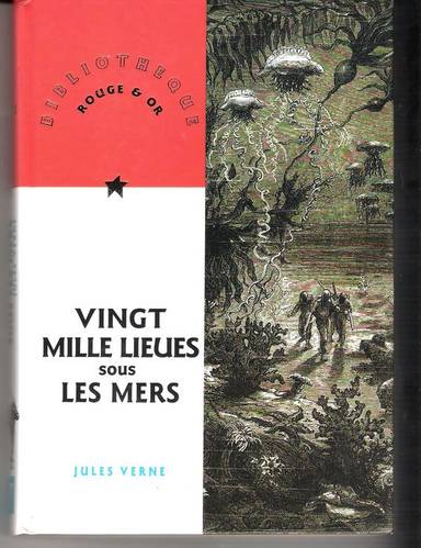 Couverture du livre Vingt mille lieues sous les mers de Jules Verne