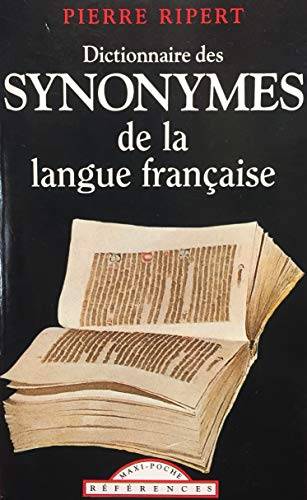Couverture du livre Dictionnaire des synonymes de la langue française de Pierre Ripert