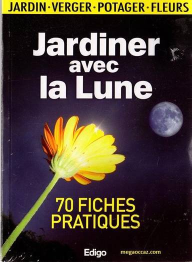 Couverture du livre Jardiner avec la Lune de Claire Pâquerette