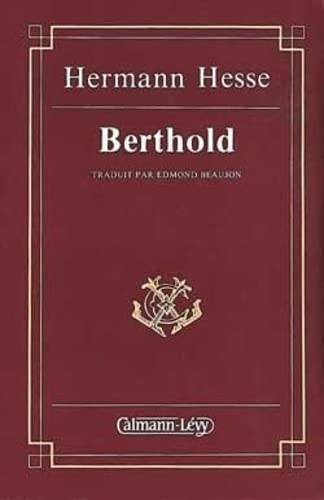 Couverture du livre Berthold de Hermann Hesse