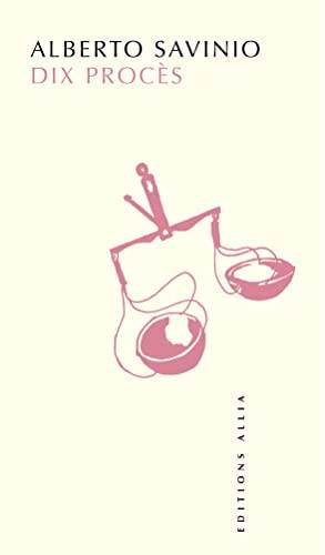 Couverture du livre Dix procès de Alberto Savinio