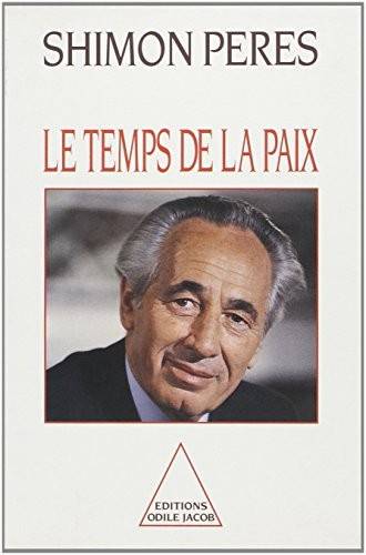 Couverture du livre Le temps de la paix de Shimon Peres