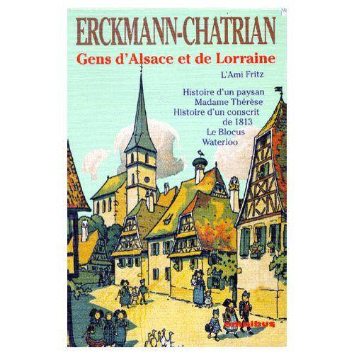 Couverture du livre Gens D'Alsace Et De Lorraine de Erckmann-Chatrian