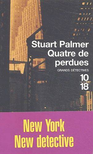 Couverture du livre Quatre de perdues de Stuart Palmer