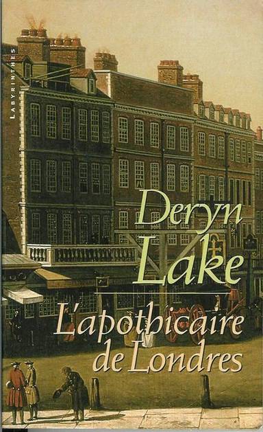 Couverture du livre L'apothicaire de Londres de Deryn Lake