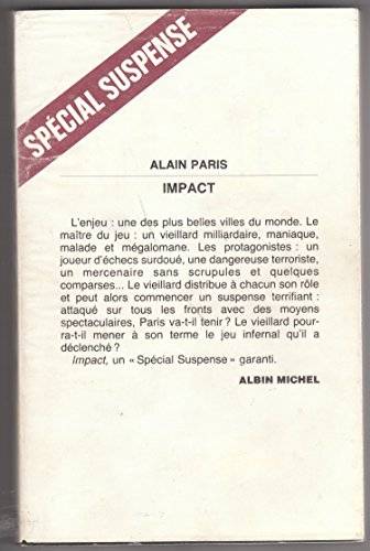 Couverture du livre Impact de Alain Paris