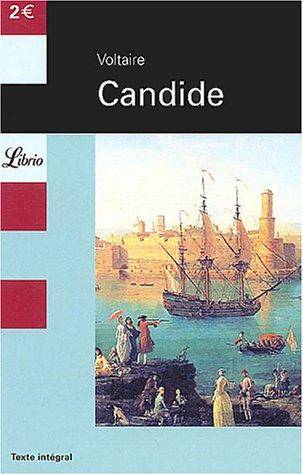 Couverture du livre Candide ou l'optimisme de Voltaire