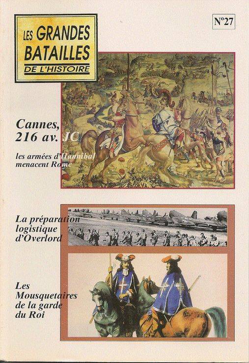 Couverture du livre 	 Les grandes batailles de l'histoire de na