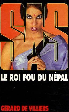 Couverture du livre Le Roi fou du Népal de Gérard de Villiers