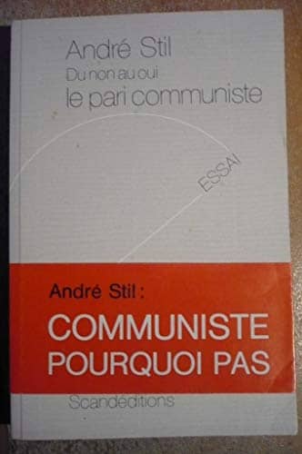Couverture du livre Du non au oui de André Stil