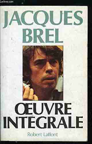 Couverture d'un livre de Jacques Brel