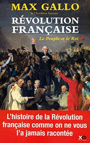 Couverture du livre Révolution française de Max Gallo