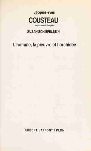 Couverture d'un livre de Jacques-Yves Cousteau