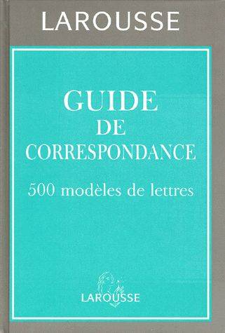 Couverture du livre Guide de correspondance de Larousse (Firm)