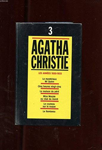 Couverture du livre Les années 1930-1933 de Agatha Christie