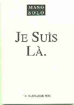 Couverture d'un livre de Mano Solo