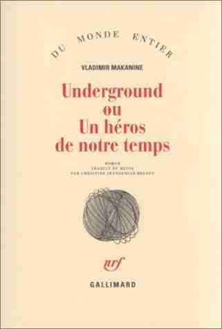 Couverture d'un livre de Vladimir Semenovitch Makanine