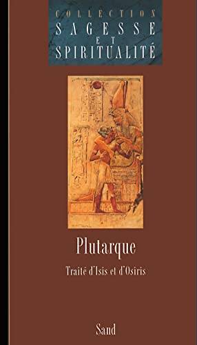 Couverture du livre Traité d'Isis et d'Osiris de Plutarchus