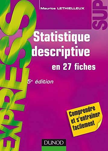 Couverture du livre Statistique descriptive de Maurice Lethielleux