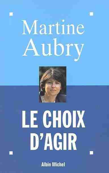 Couverture d'un livre de Martine Aubry