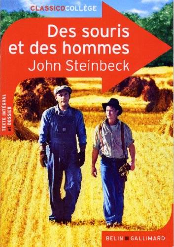 Couverture du livre Des souris et des hommes de John Steinbeck